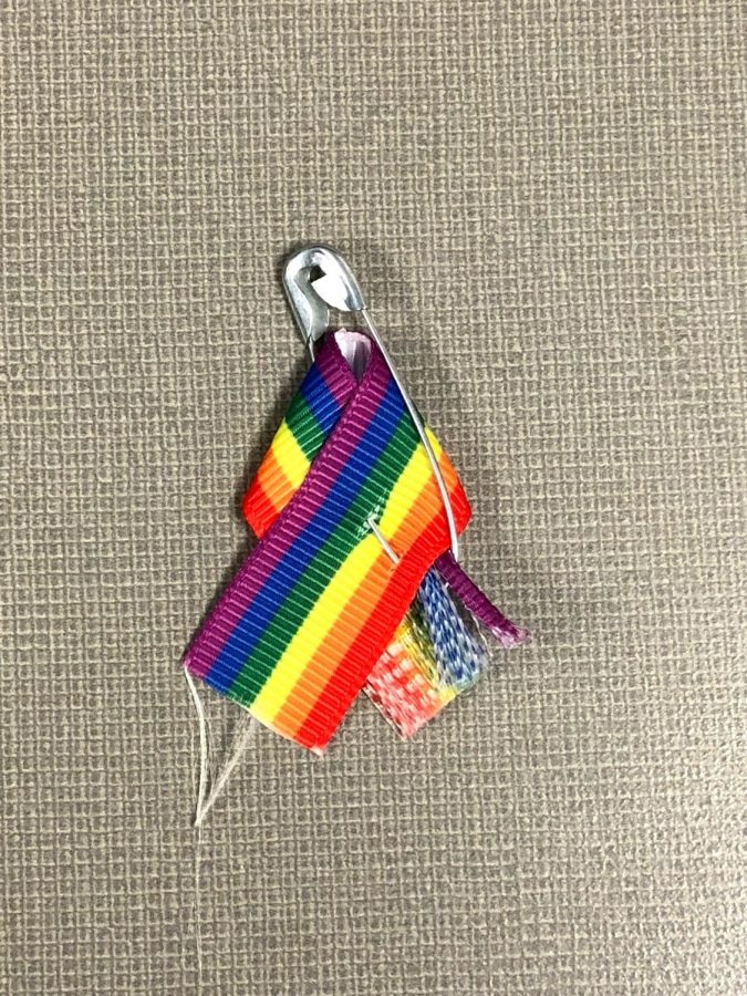 These+ribbons+were+handed+out+at+lunch.