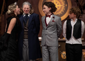 Harper Johnston (left), Blaise Alderson, Wyatt Angell and Nathan Goldbach will be among those bringing The Explorers Club to the stage this weekend.