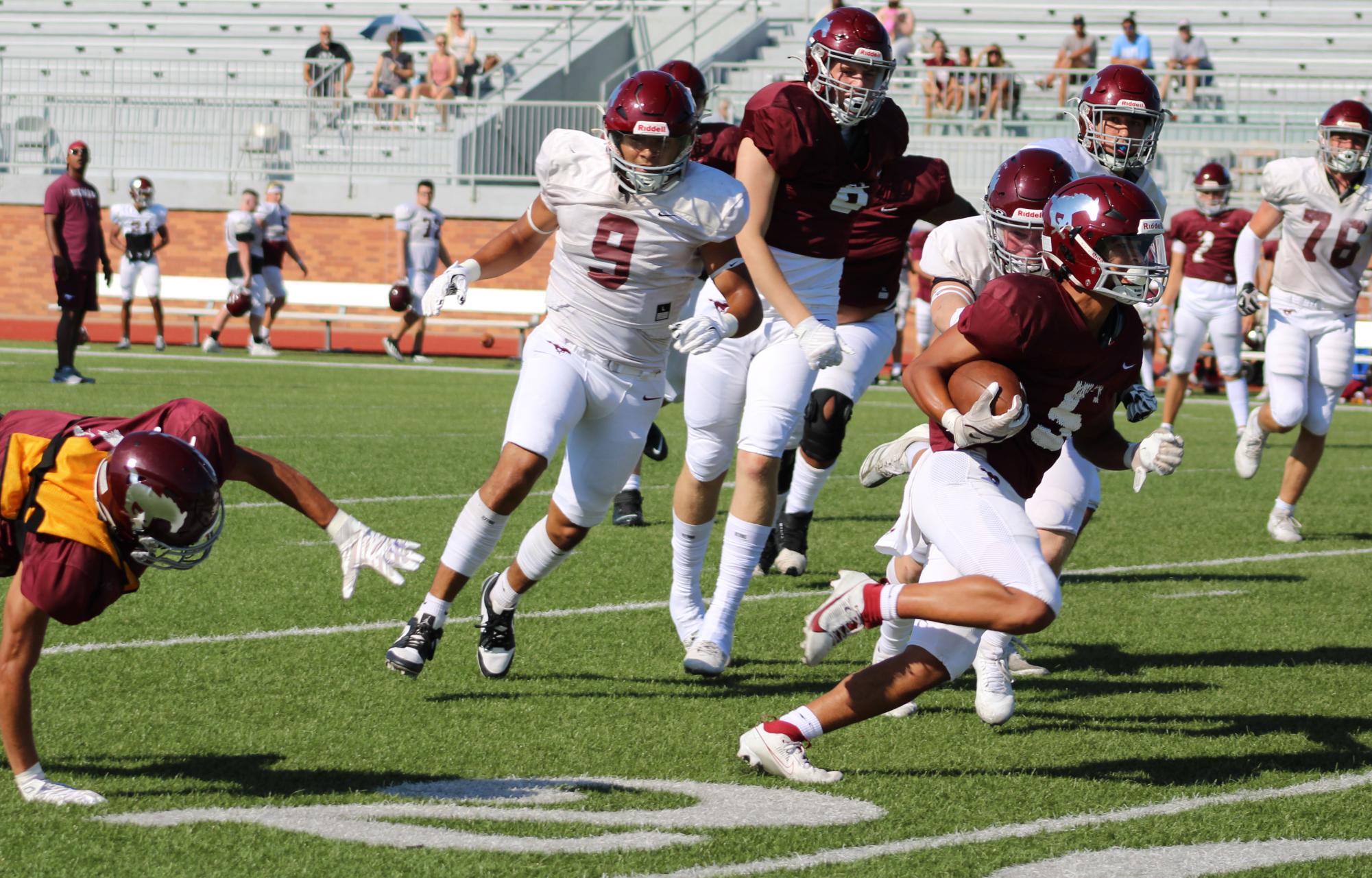 Football Scrimmage Photo Gallery