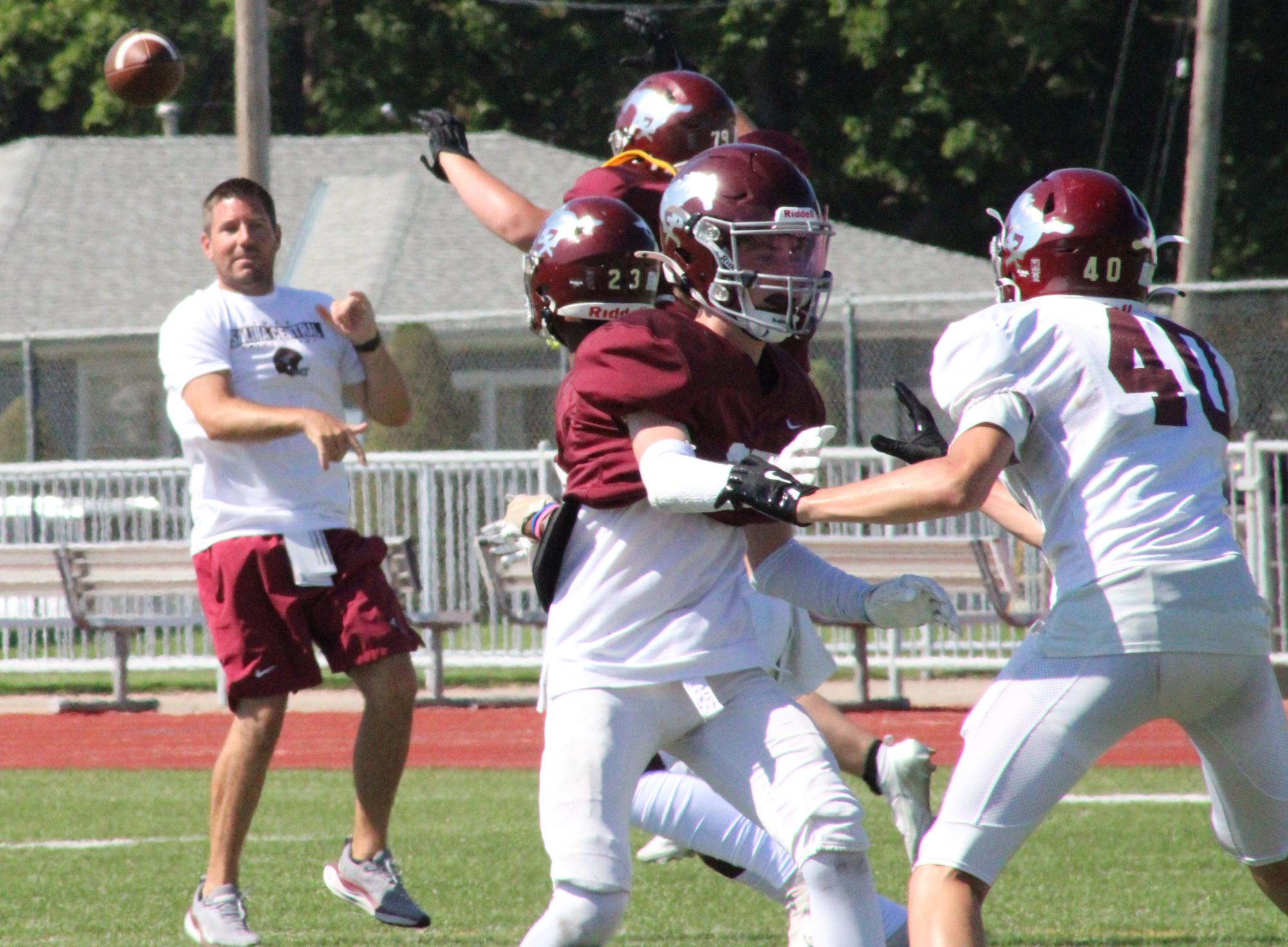 Football Scrimmage Photo Gallery