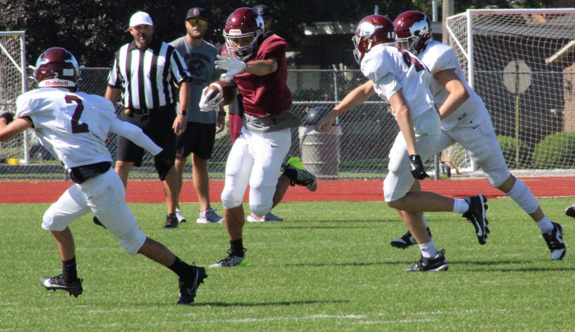 Football Scrimmage Photo Gallery