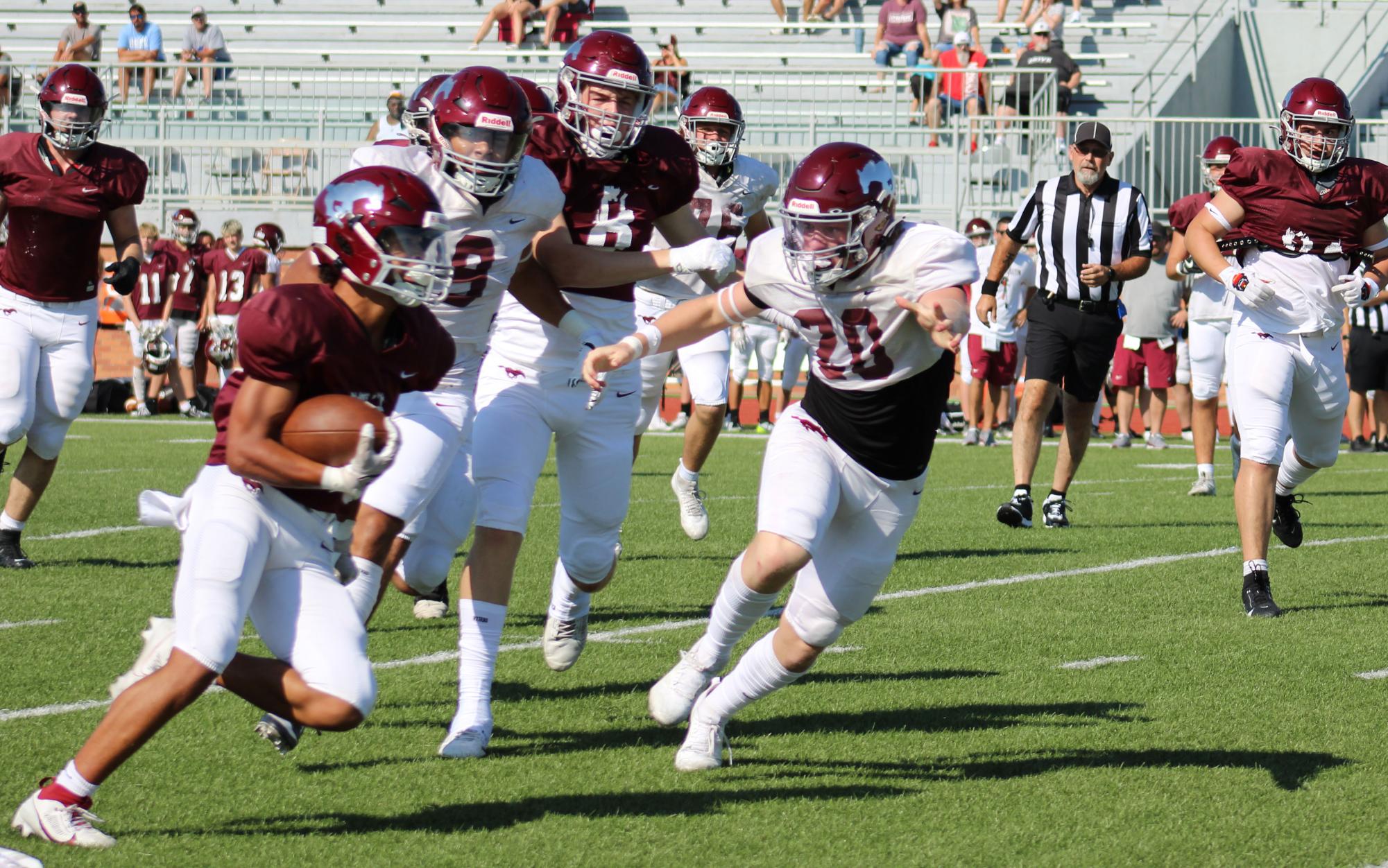 Football Scrimmage Photo Gallery