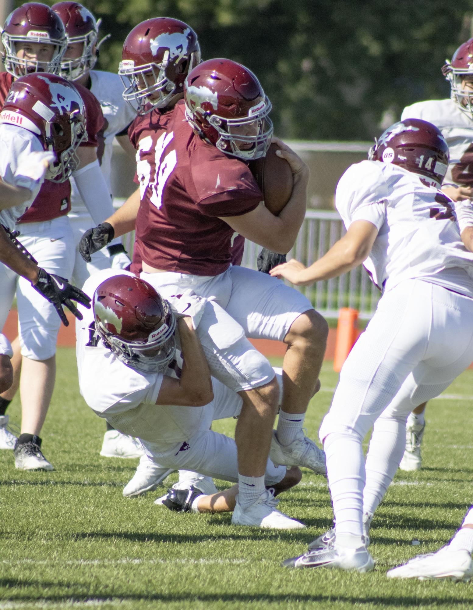 Football Scrimmage Photo Gallery