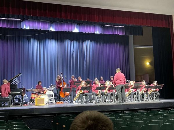 Salina Central jazz band performs at McPherson College Jazz Festival