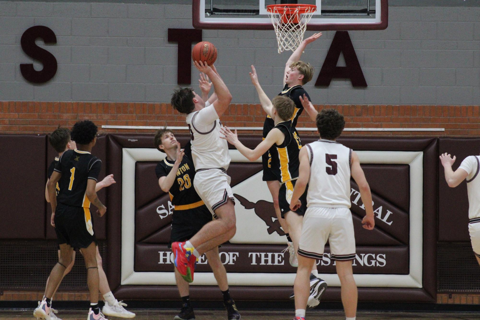 Varsity Boys Basketball vs. Newton 2/25 Photo Gallery