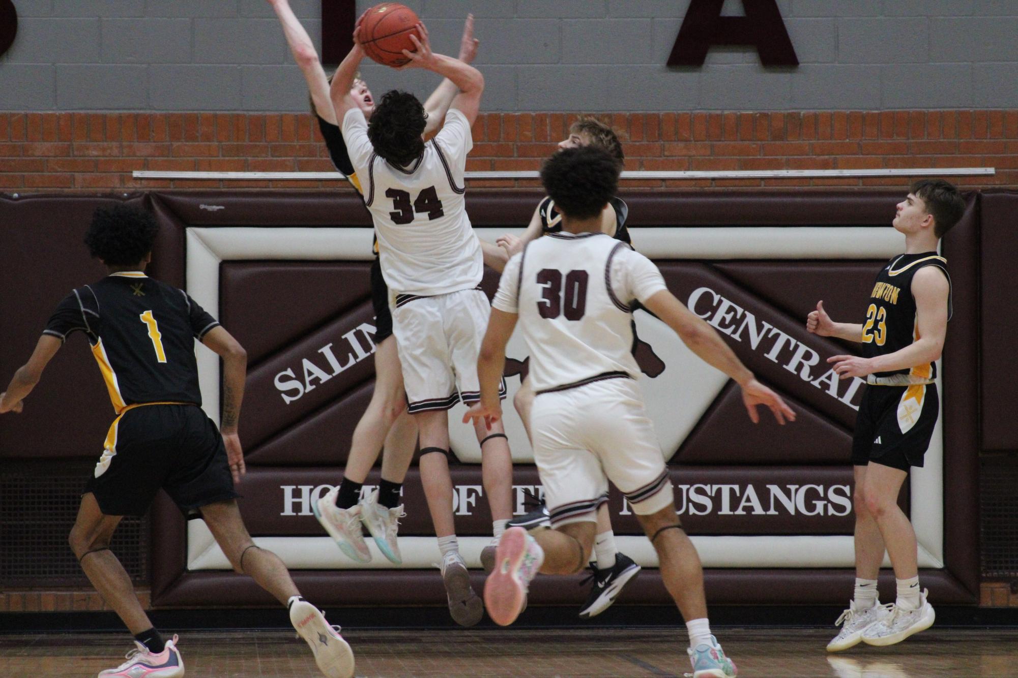 Varsity Boys Basketball vs. Newton 2/25 Photo Gallery