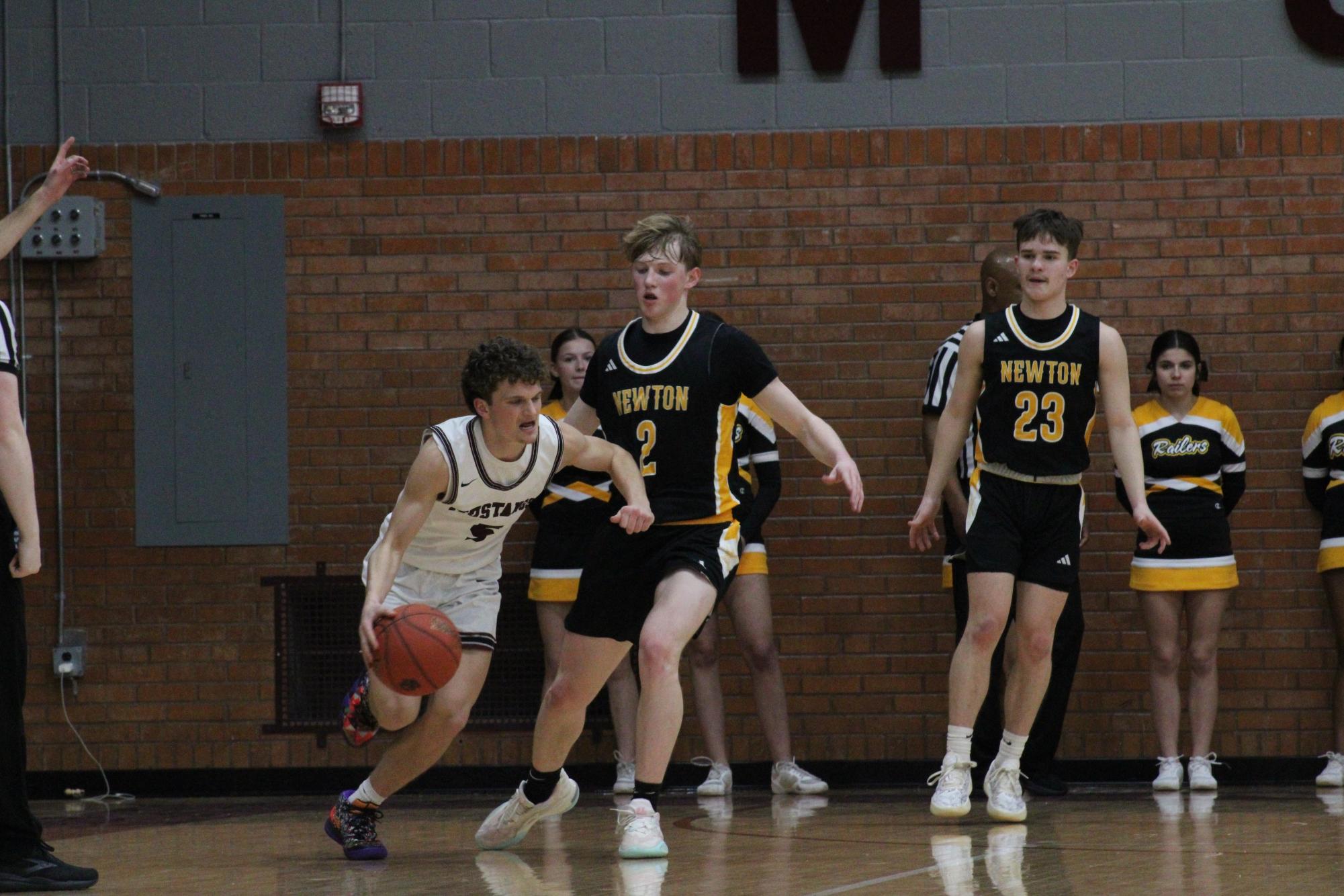 Varsity Boys Basketball vs. Newton 2/25 Photo Gallery