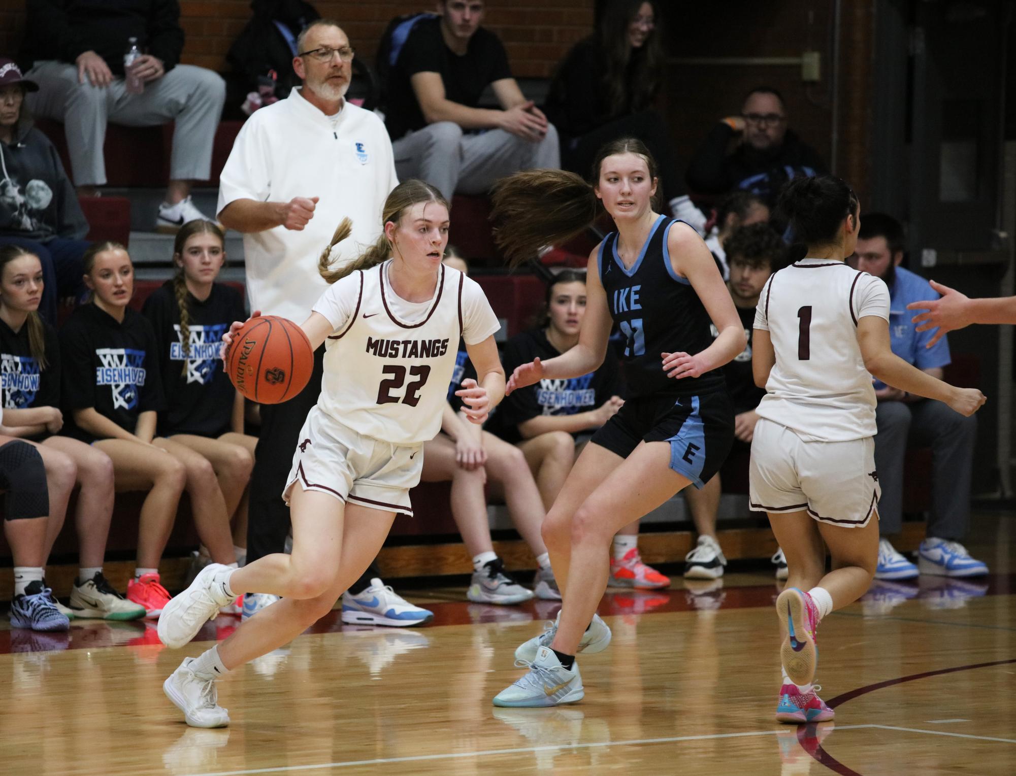 Varsity Girls Basketball vs. Eisenhower 1/16 (Winter Formal Court) Photo Gallery