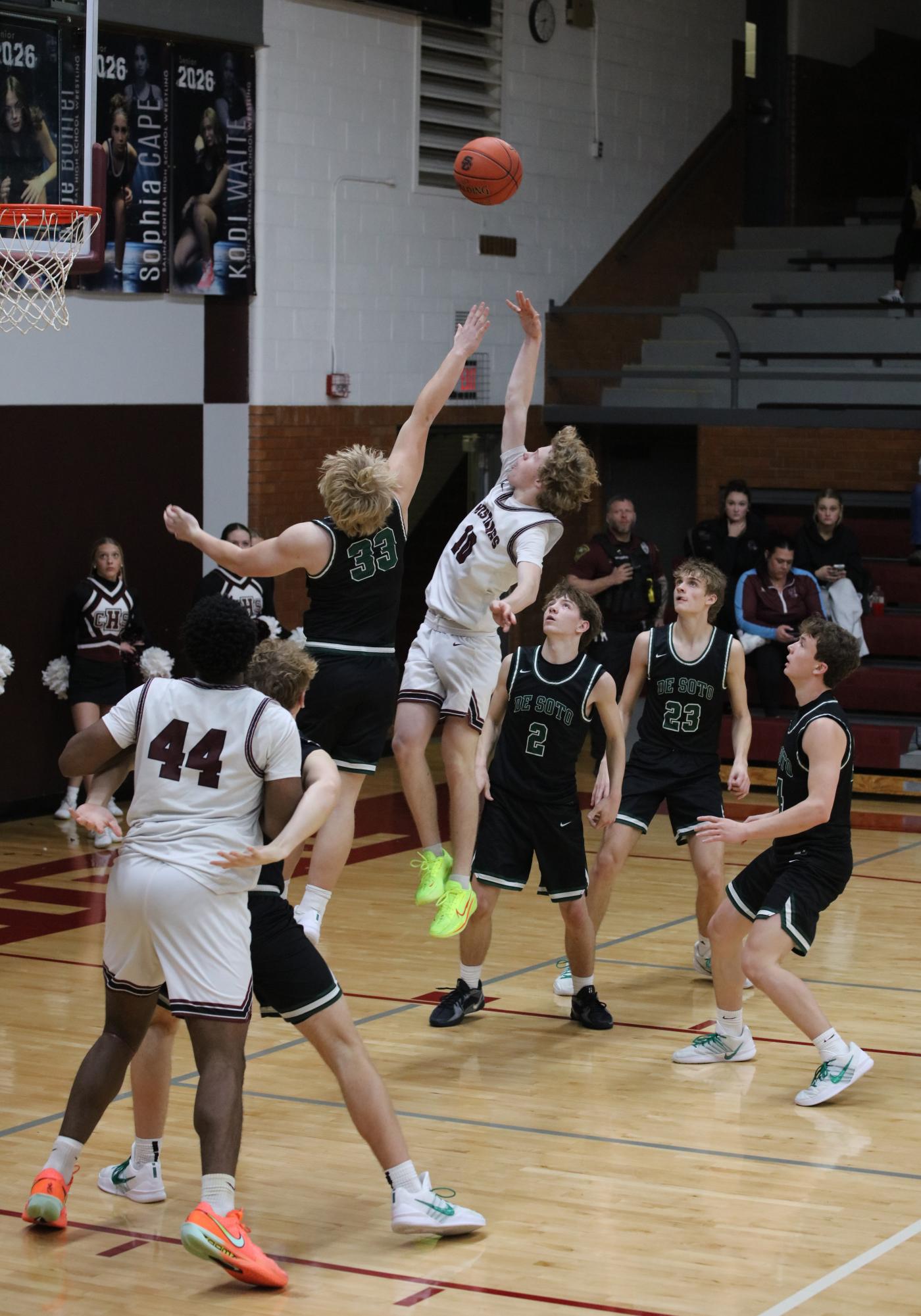 Varsity Boys Basketball vs. De Soto 1/22 (SIT) Photo Gallery