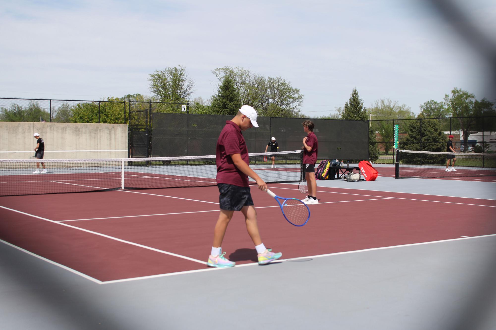 Varsity Boys Tennis Meet 4/14 Photo Gallery